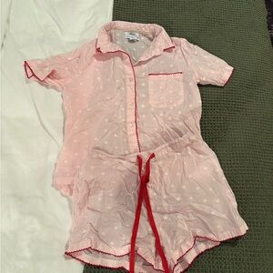 Pink Heart Pajama Set